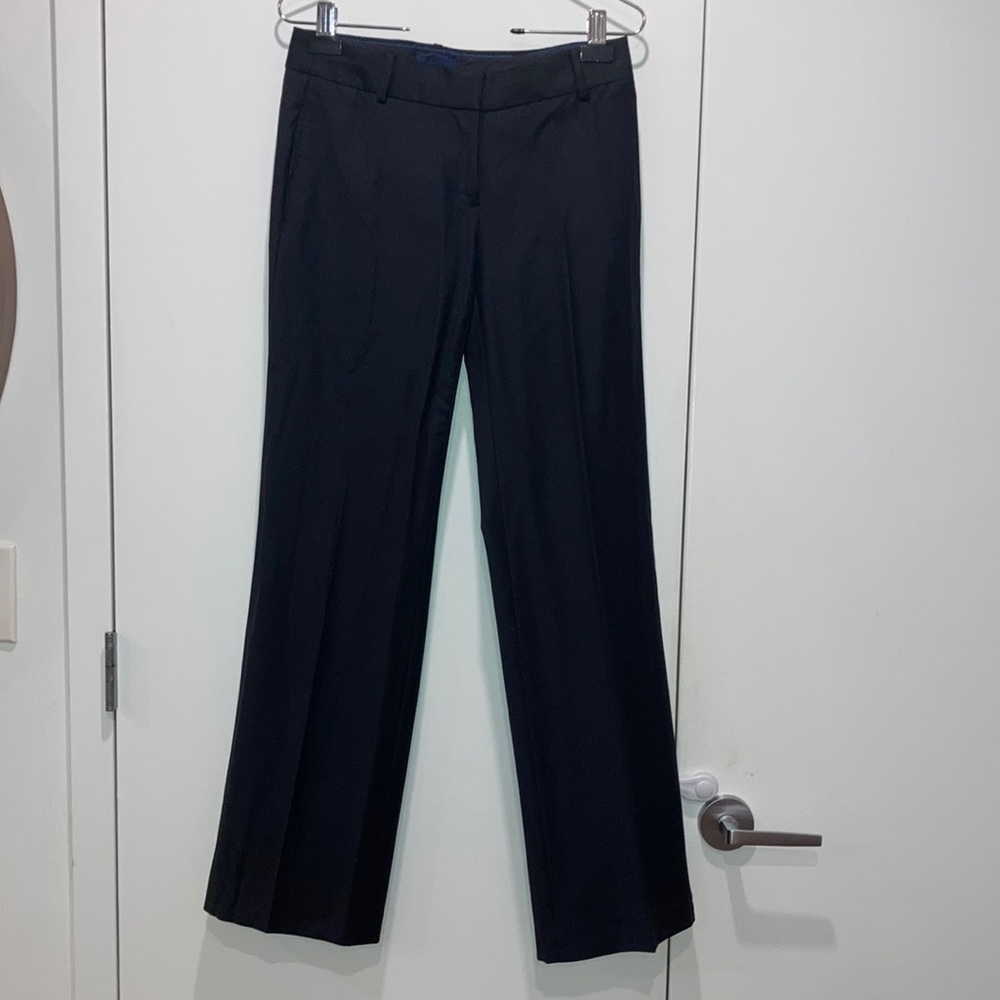 Classic black 100% wool trousers